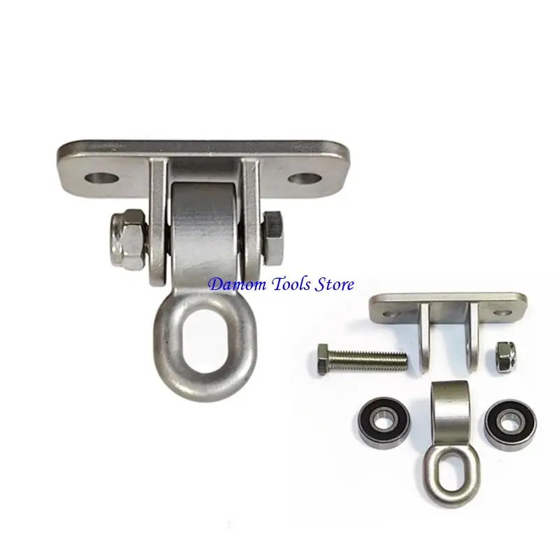 57BE Stainless Hammock Hook Hammock Hanging Set for Trapeze Yoga Boxing Bag Swing Hanger Swing Hanging Hook