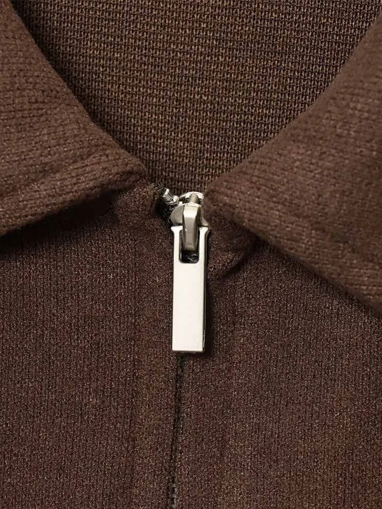 European and American style autumn new fashionable simple casual soft short-sleeved cardigan jacket versatile casual pants