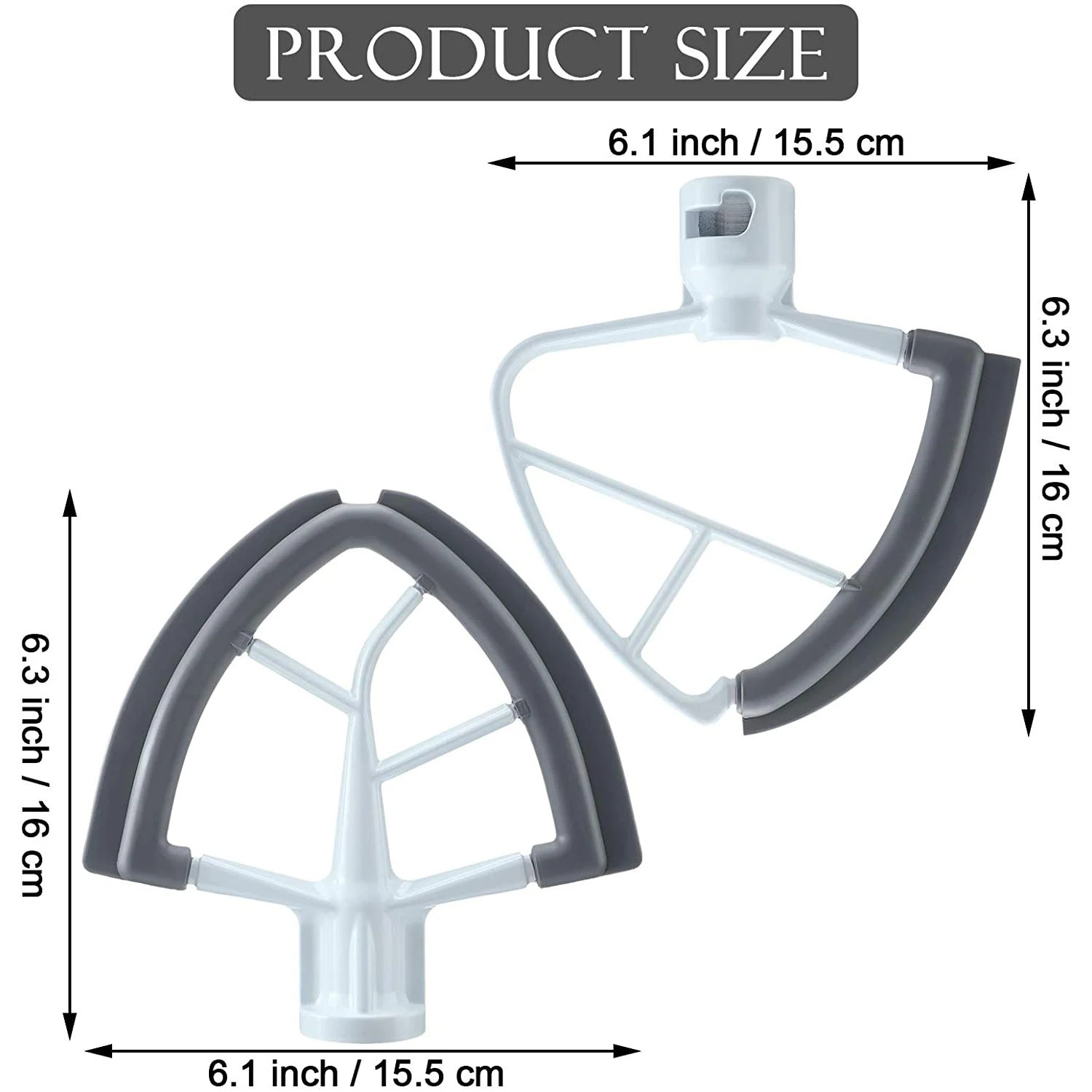 Набор измельчителей с гибкими краями для подставки, аксессуары для миксера, измельчитель для кухни, приспособление для миксера 4,5-5Qt с подст...