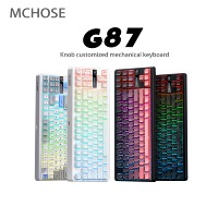 MCHOSE G87 Pro Wireless Mechanical Keyboard Three mode connection,Hot-Swappable Switches, Multi-Device Compatible