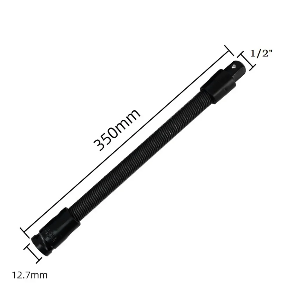 Adapter Extension Rod 1/2inch 45#steel Black Combination Wrench Polished Chrome Plating Socket Wrench Affordable