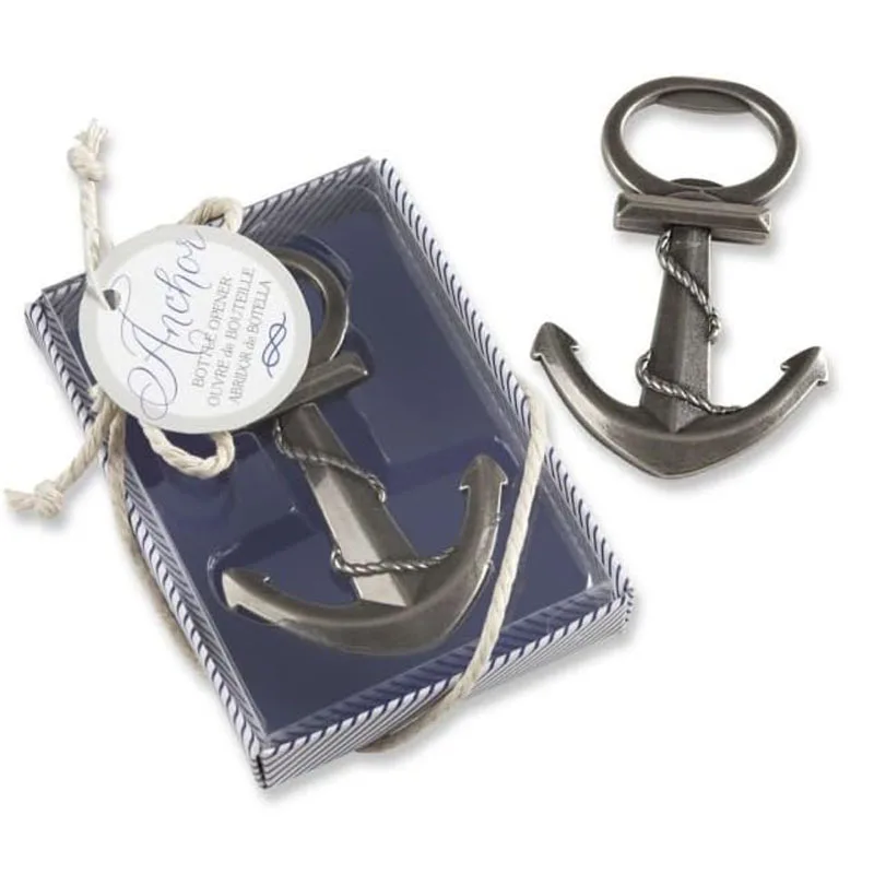 

50PCS Anchor Bottle Opener for Nautical Themed Wedding Favors Gifts Bridal Shower Decorations Baby Shower Party Souvenirs