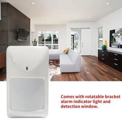 Premium Quality Wired PIR motion sensor Wide Angle Infrared Detector for security Alarm system