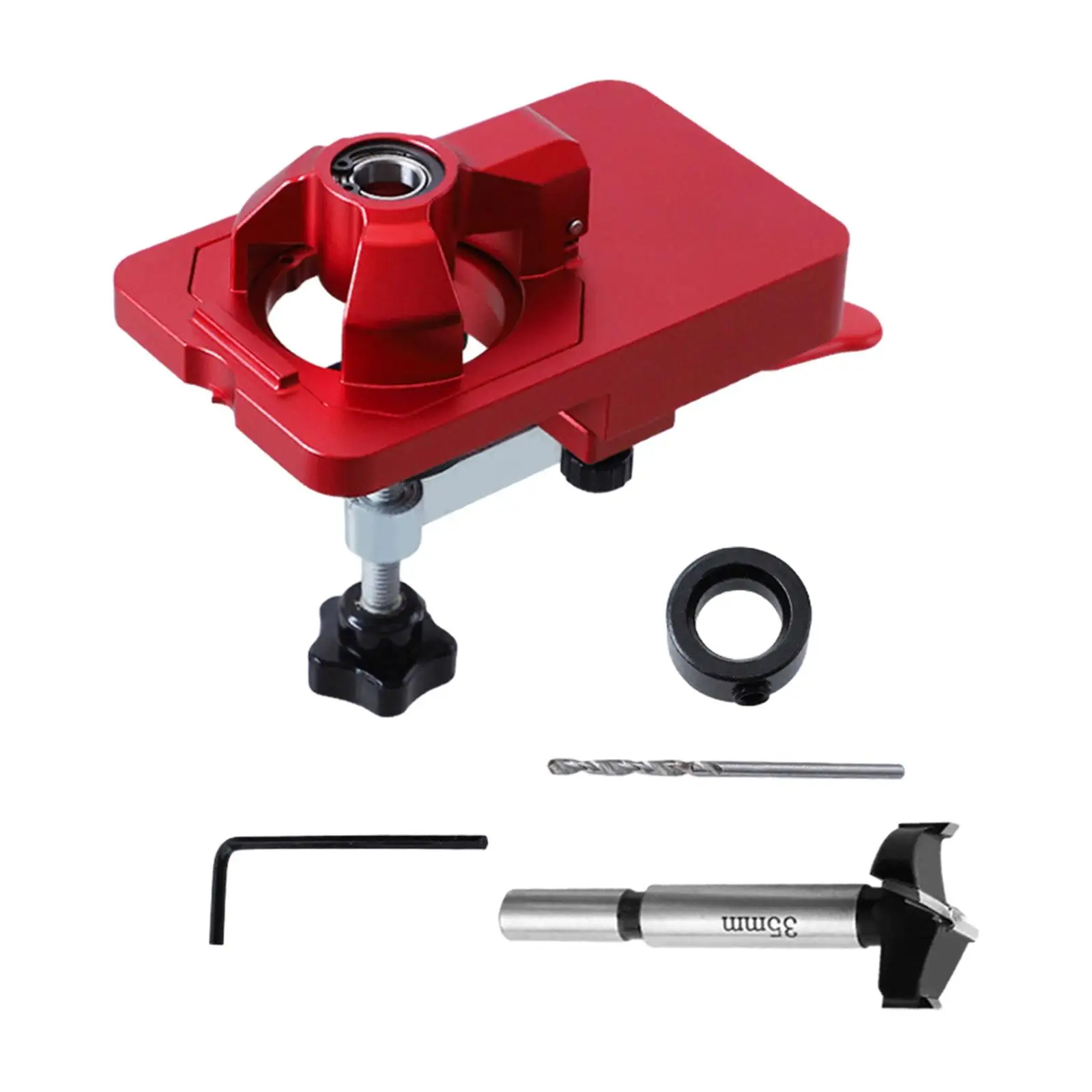 

35mm Door Cabinet Concealed Hinge Jig Kit Door Hinge Router Template Sturdy