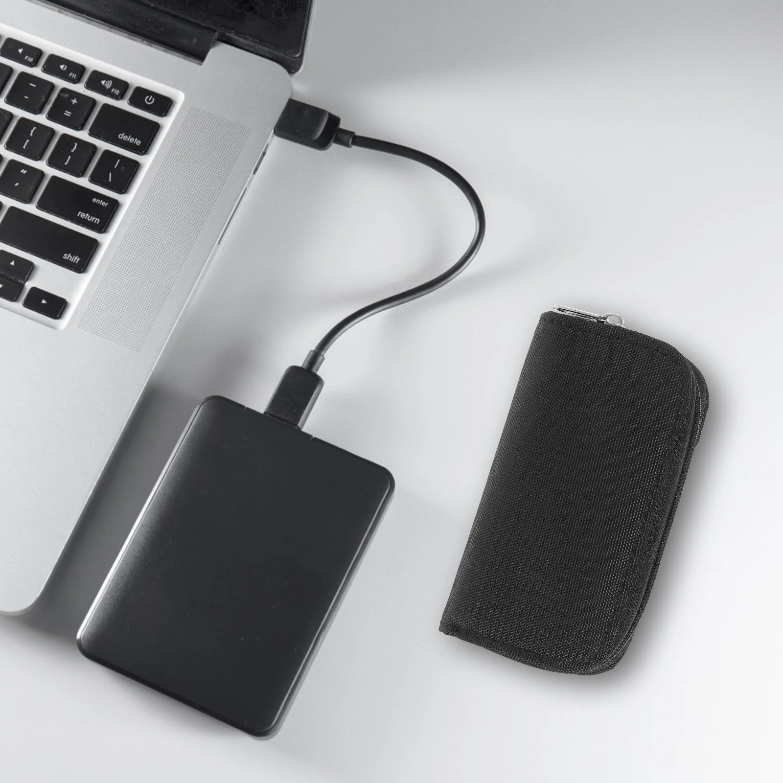 

22-Slots Memory Card Case Pouch Holder For Cf Micro Mini Cards Foxnovo Black Nylon Pvc Alloy