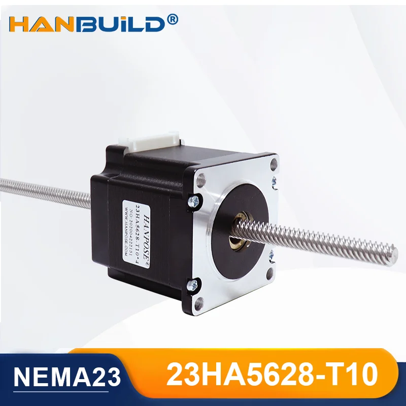 

NEMA 11 Сквозной шаговый двигатель 28HA34-T5*4 28HA28-T5*4 200 мм линейный шаговый двигатель для оборудования для мониторов 3D-принтеров