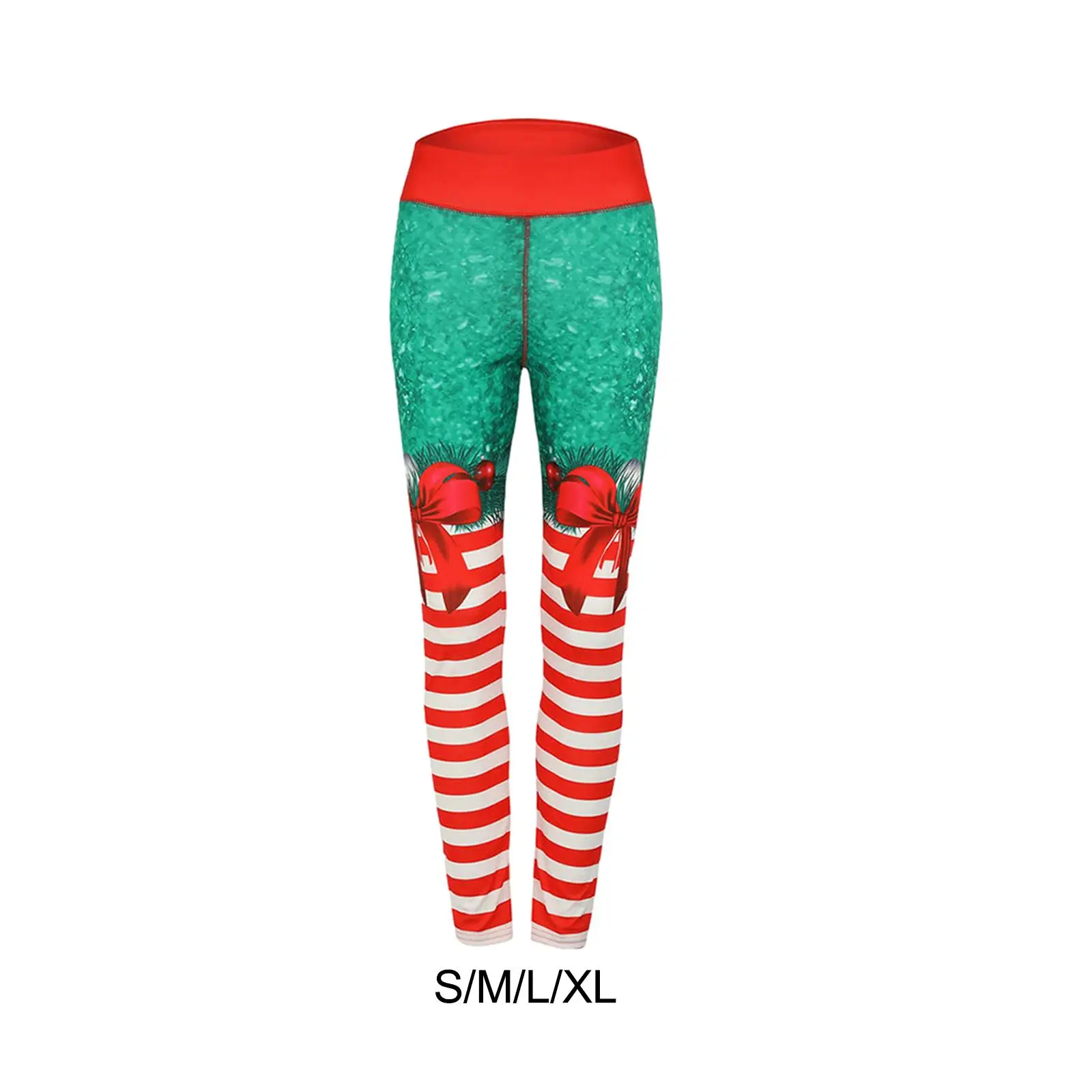 Running Yoga Leggings Xmas Christmas Decorations Womens High Waist Leggings