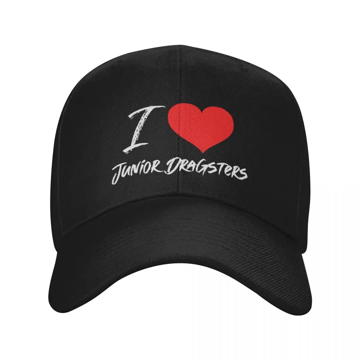 I Love Junior Dragsters Heart Racing Jr Racer Baseball Cap Rugby Sun Cap Sports Cap Luxury Hat Golf Women Men's