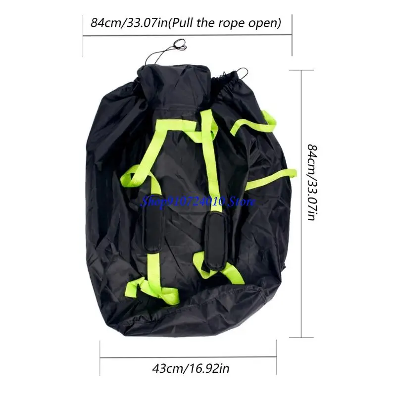 77HD Strollers Bag Adjustable Shoulder Strap Easy Carry Large Capacity Storage Backpack Splashproof Backpack for Most Pram