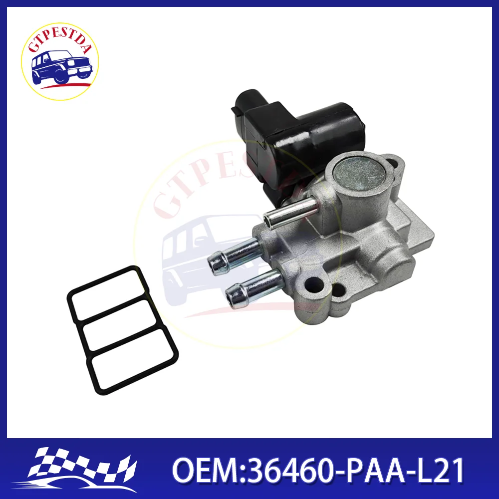 New Idle Air Control Valve IACV for Honda Accord 2.3L EX LX SE 1998-2002 36460PAAL21 AC271 AC4072 50524 IAC Valve With Gasket