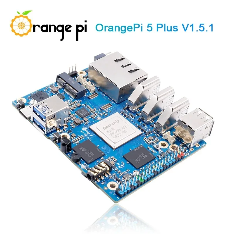 Orange Pi5 Plus 16GB لوحة كمبيوتر واحدة DDR5 8-Core Rockchip RK3588 Mini PC M2 فتحة PCIE Board تشغيل Linux/Android/Orange Pi OS #3