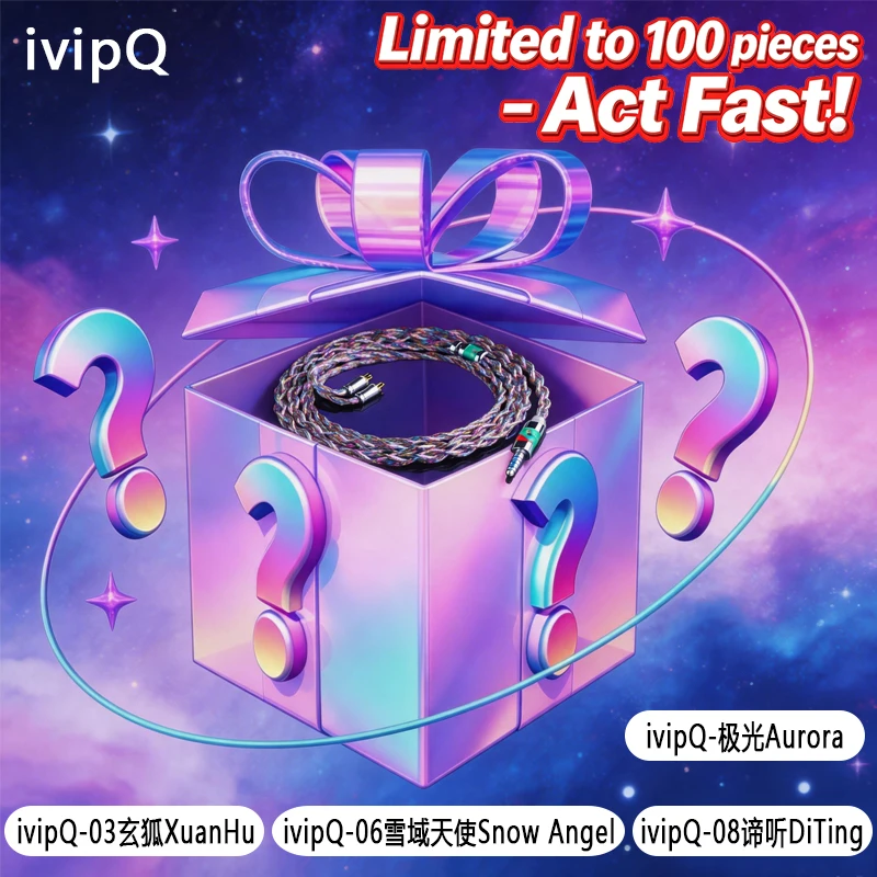 

ivipQ Flagship Cable S-Series IEM Cable Lucky Box