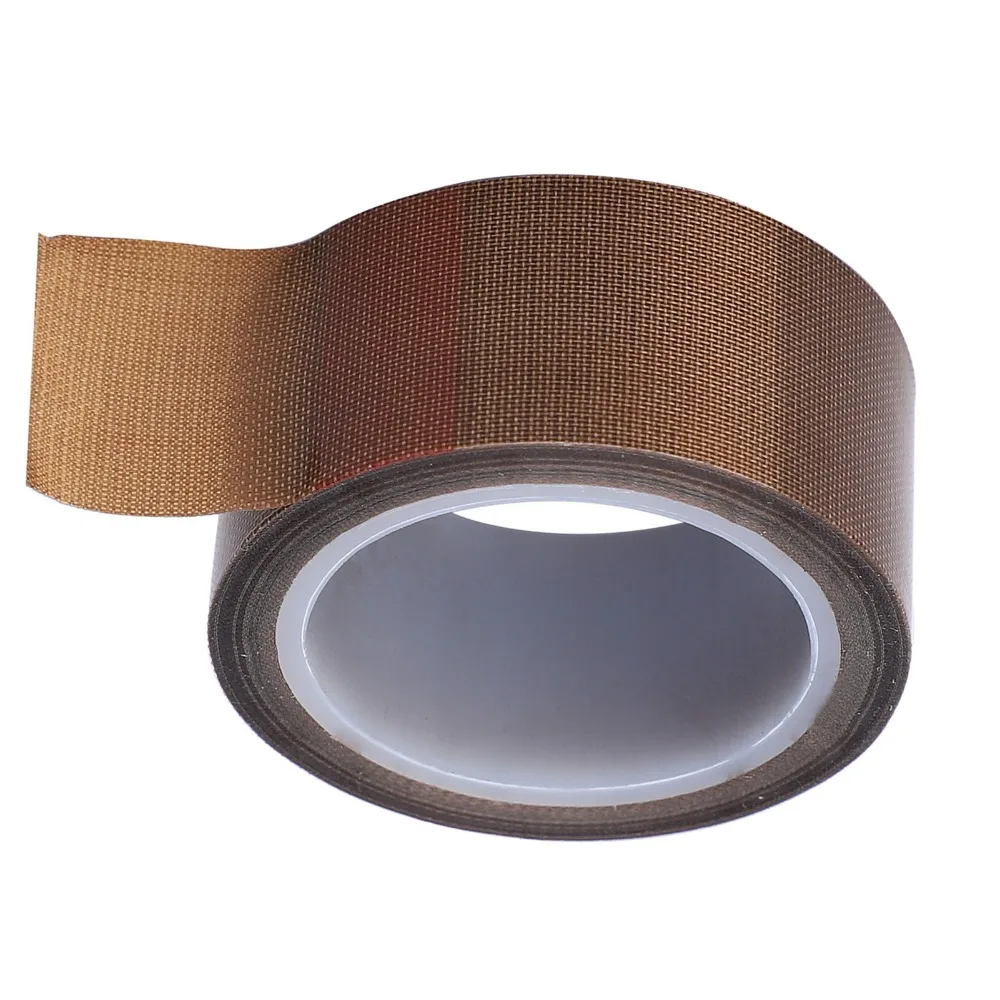 Low Friction Coating High Temperature Sealing Tape Self-Adhesive Backing Abrasion Resistant Impulse Sealer Consumables 10m