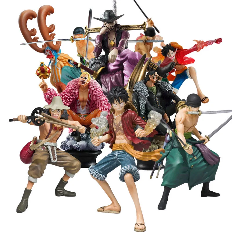 Anime One piece Figure Mistery Box Lucky Bag Nami Zoro Luffy Robin Action Figure Collection Model Toys for Children Blind Box