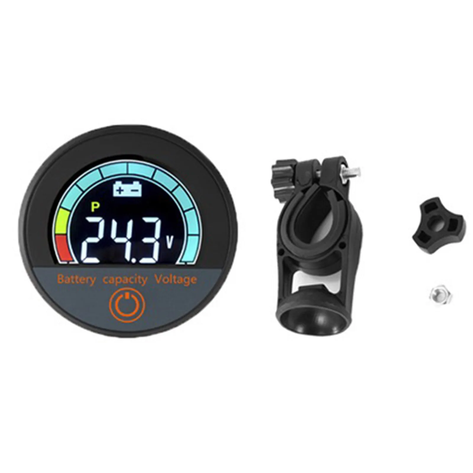 

Battery Monitoring Battery Voltage Meter Low Voltage Alarm System Battery Tester LCD Voltage Monitor Waterproof Acrylic Screen