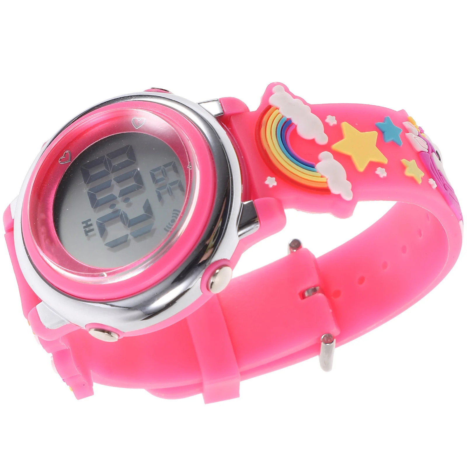 

ANDRESLAD 1PC Fashion Cartoon Wristwatch Clear Reading Waterproof PVC Watch for Daily Use