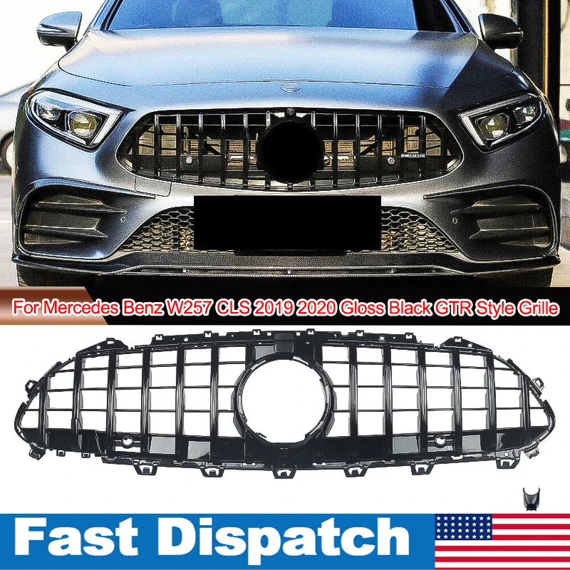 

SAIQINGSP Car Accessories Tools GTR Style Front Grill Grille For Mercedes BenzCLS-ClassW257/C2572019+ GT Style Grille