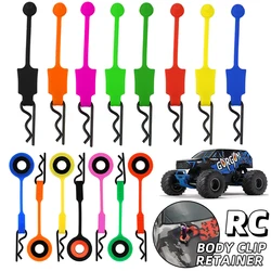 4PCS Silica Gel Body Clips Retainer Car Body Shell Clips For 1/8 1/10 Scale RC Model Car ARRMA Granite Kraton 6s Upgrade Parts