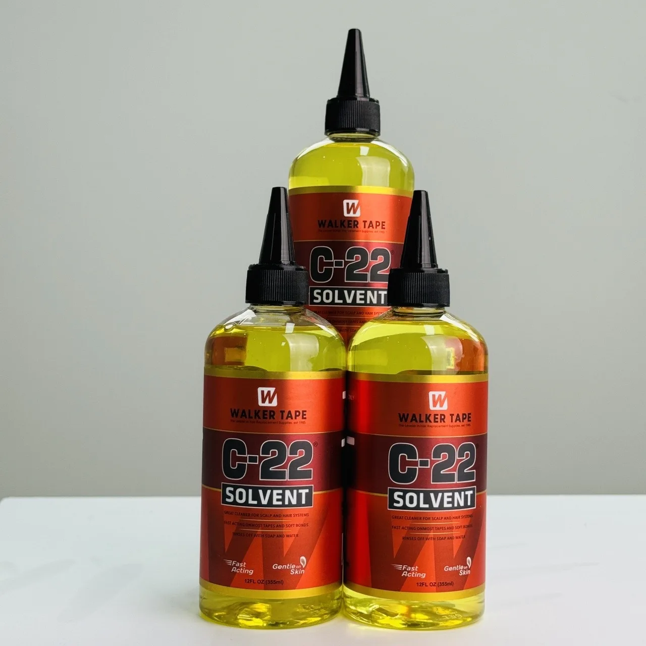 355ml/118ml Walker Tape C-22 Lösungsmittel-Spray zum Entfernen von Spitzenkleber, Schnellwirkender Klebstoffentferner für Spitzenperücken, Toupets und Haartapes – Detail 4