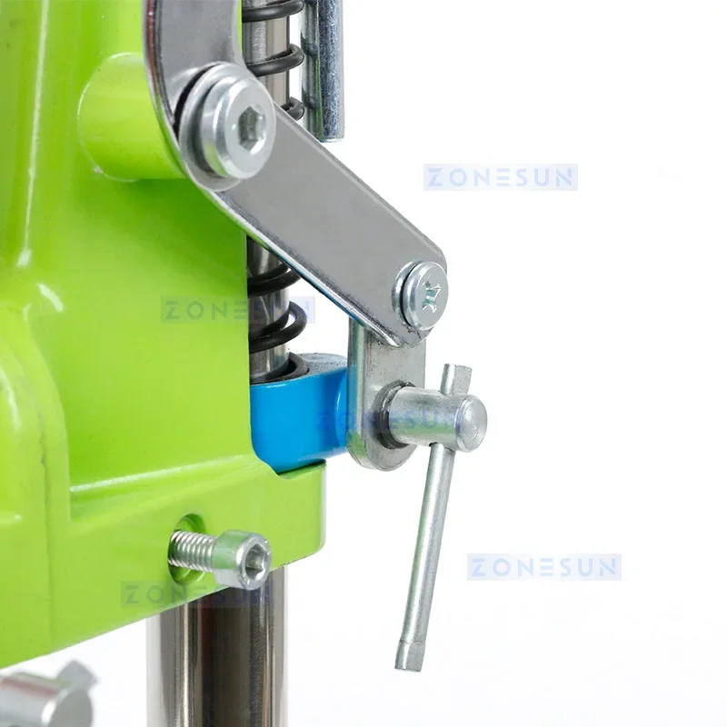 ZONESUN ZS-XG80W Manual Electric Capping Machine Bottle Capper for Plastic Bottles Nail Polish Juice Beverage
