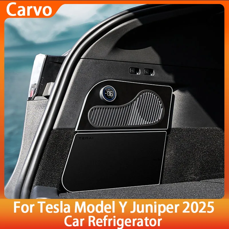 

Багажник автомобиля холодильник 16л для Tesla новая модель Y 2025 Juniper компрессор морозильная камера охладитель холодильник открытый путешествия кемпинг