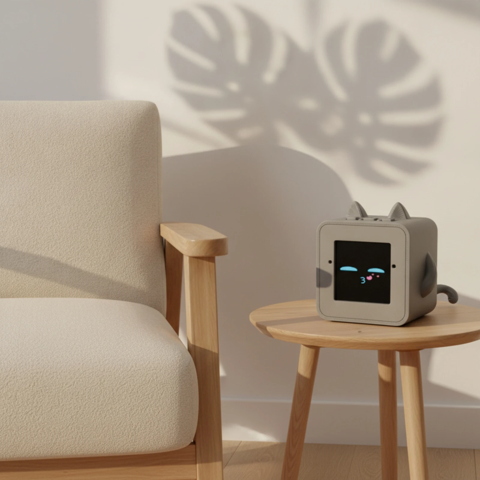 aiコンパニオンロボット-ハンドフリーインタラクティブロボットペット-コンパクトで持ち運び可能-テック愛好家、デスク、ベッドサイドテーブルに最適