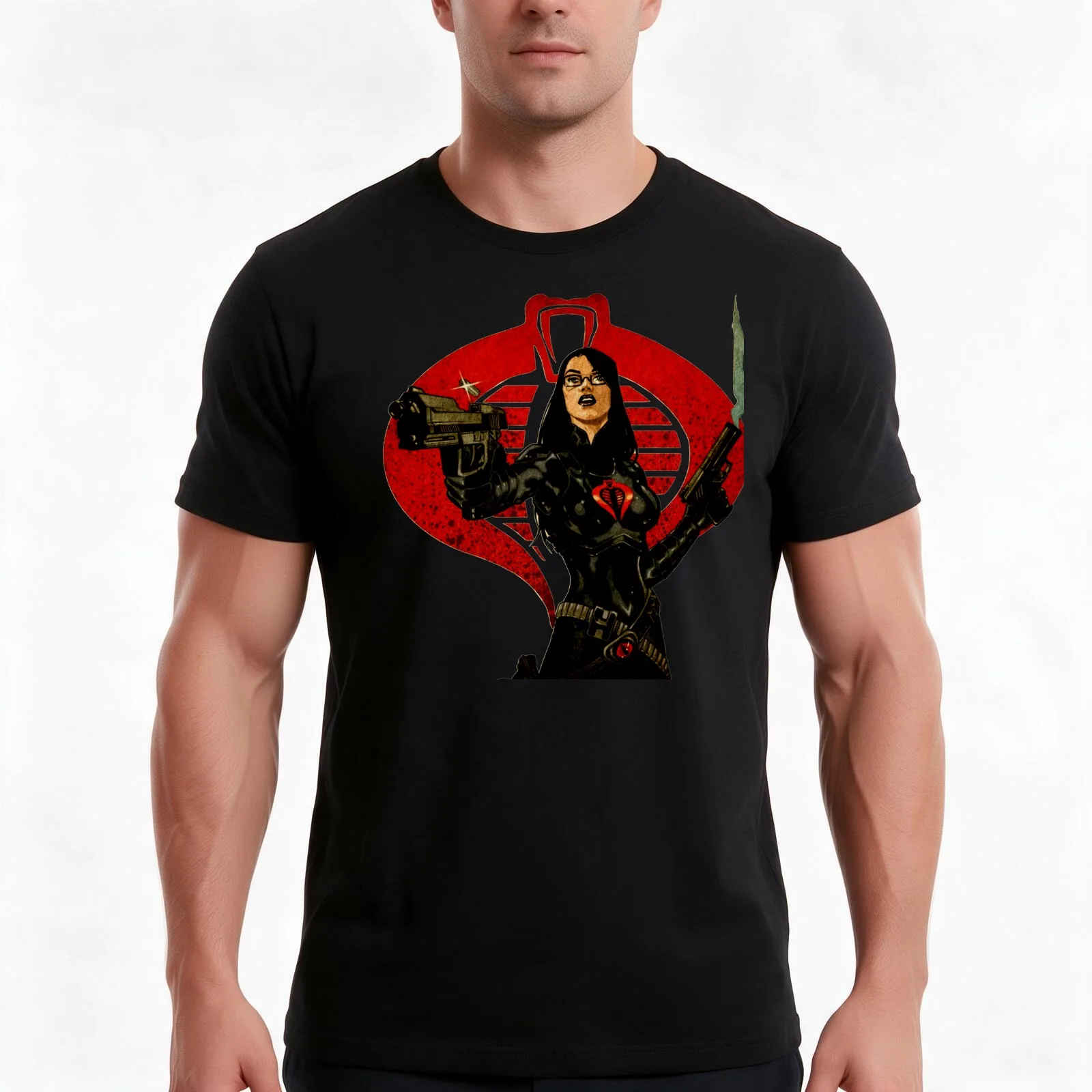 The Baroness T-Shirt, Summer Casual Cotton Tee, Oversized Streetwear Tops, Vintage Graphic Print, Loose Fit Short Sleeve