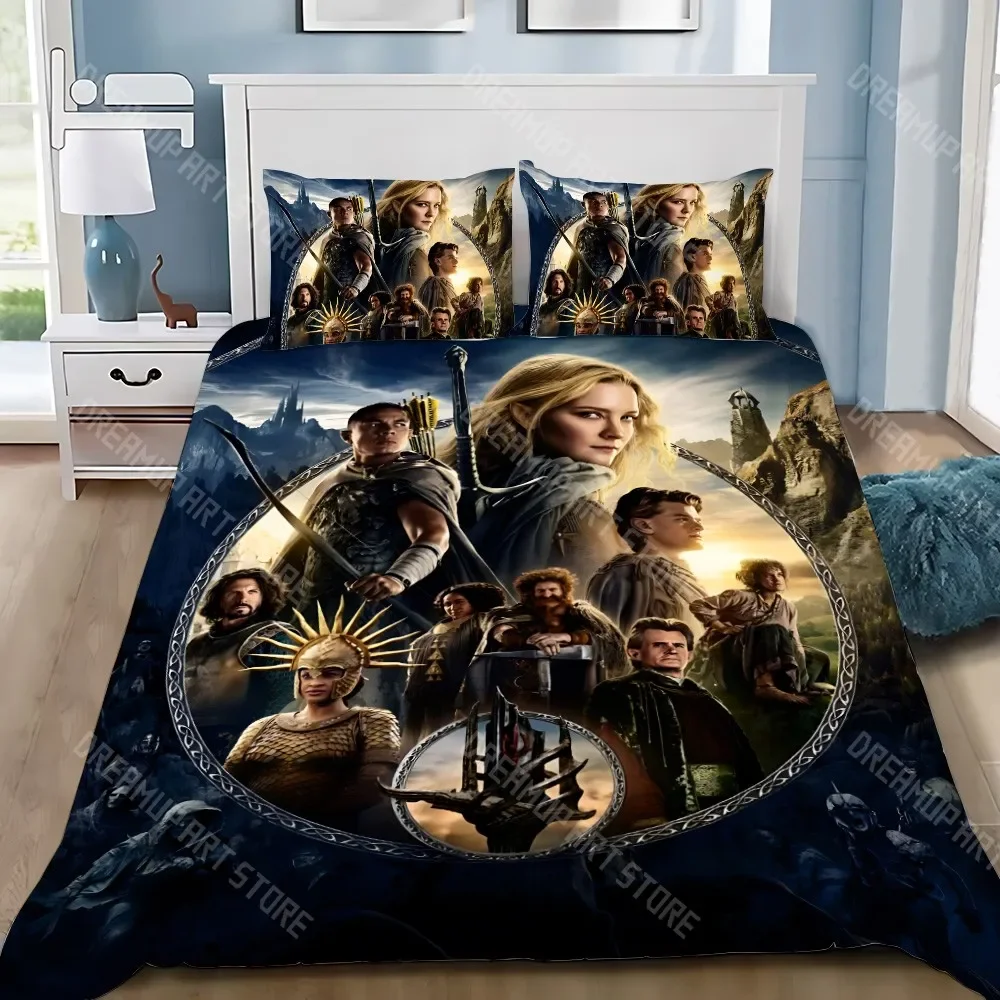 2026 Movie L-LordS Of The Rings Duvet Cover Pillowcase Bedding Set Adult Boy Girl Bedroom Decoration Children Gift Single Double