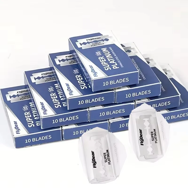 

10-100Pcs Stainless Steel Material Durable Barber Shaving Blade Double Edge Safety Razor Extra Stainless Blades