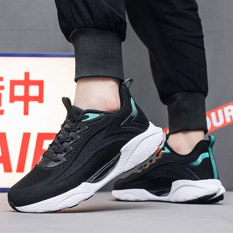 Men's New Sports Shoes Lightweight Fashion Running Stretch Casual Outdoor Mesh Surface Autumn Sports Tennis Men's Walking 2023