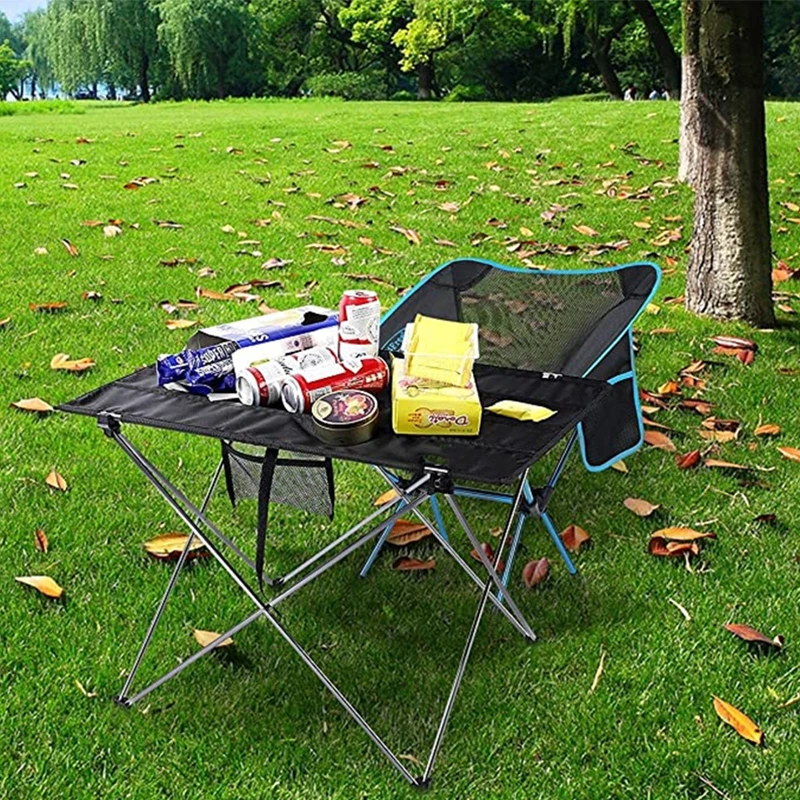 Portable Folding Camping Table Outdoor Ultralight Camp Table with Carrying Bag Folding Table Camp Desk for Camping Hiking Picnic