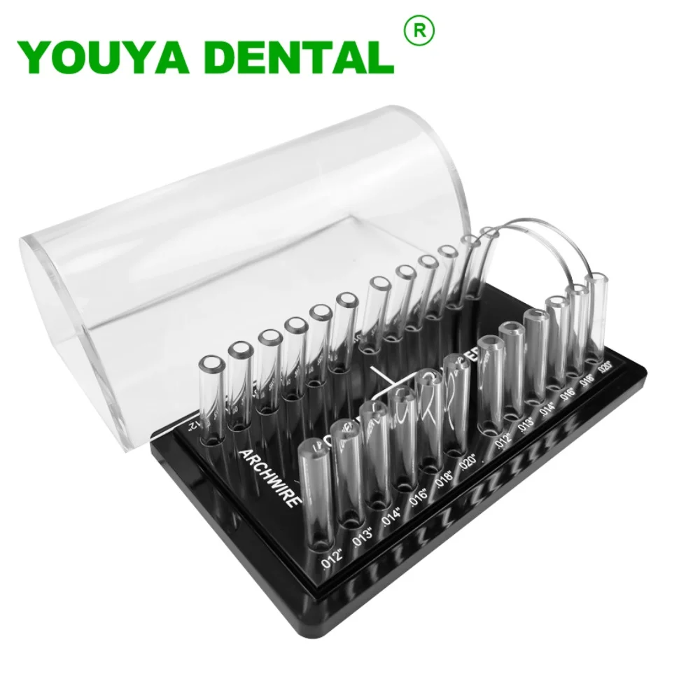 

Dental Orthodontic Rectangular Archwire Box Acrylic Dispenser Placing Box Arch Wires Holder Case Dentistry Dentist Instrument