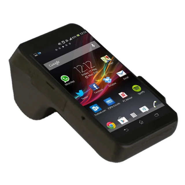 Smart Mobile POS Android Touch Screen Payment Terminal IPS HD Display Billing System Machine with Thermal Receipt Printer