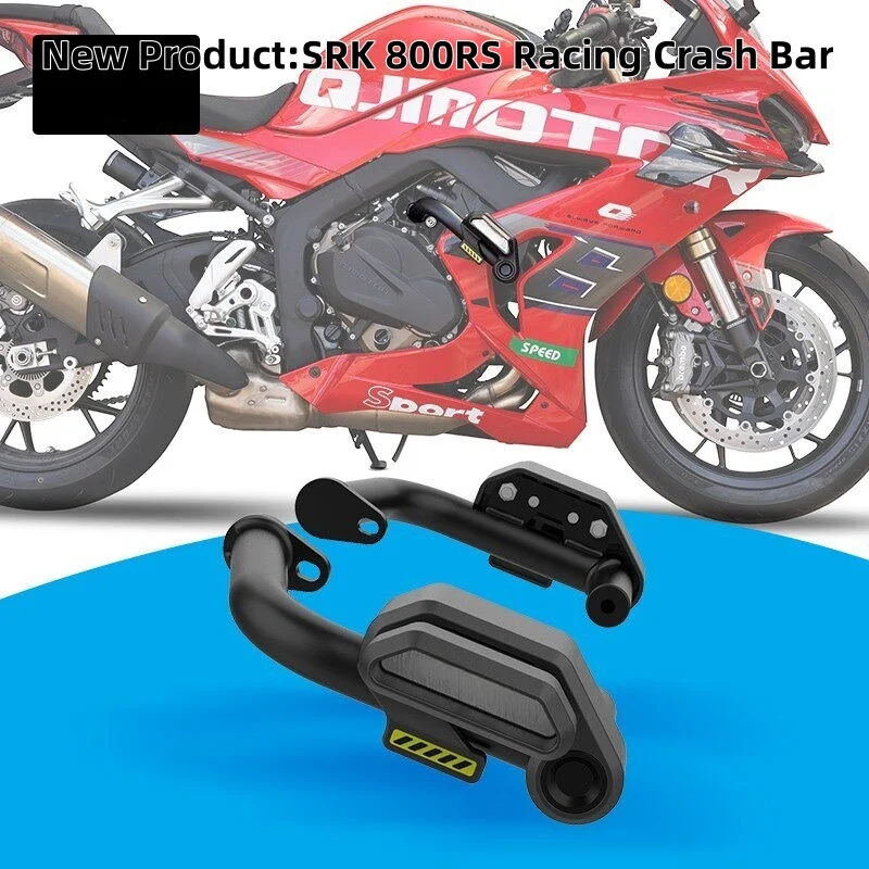 For QJMOTOR SRK800RS SRK800 SRK600RS SRK600 SRK921 Heavy Duty Anti-Impact Guard Bar, Thick Welded Steel Matte Anti-Rust  Bumper