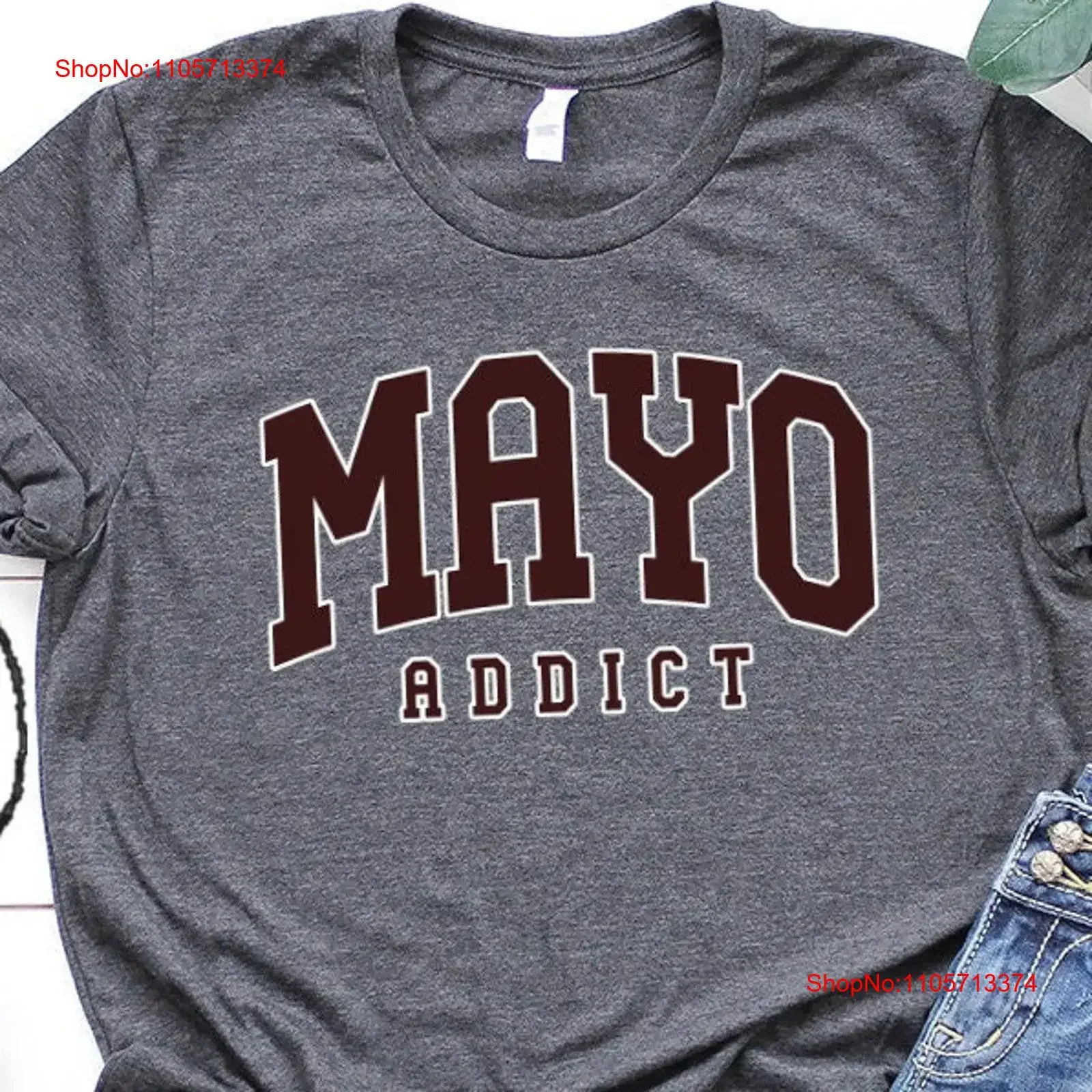Mayo Addict Lover Mayonnaise T Shirt s Funny Him Her vintage Washed graphic Slightly Breathable Comfortable Stretched Soft