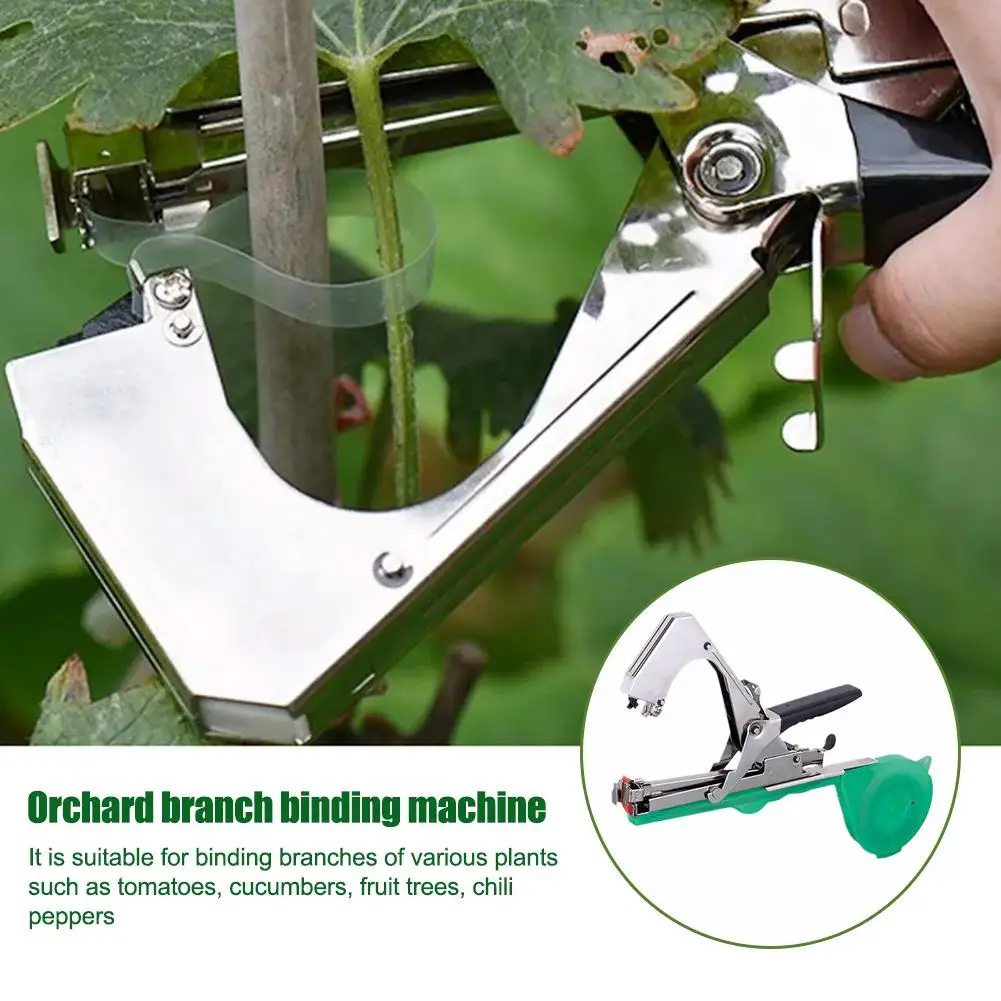 

Garden Binding Machine Garter Plants Plant Branch Hand Machine Binding Vegetable Garden Tapes Tapener Tying Home Minced T0l9