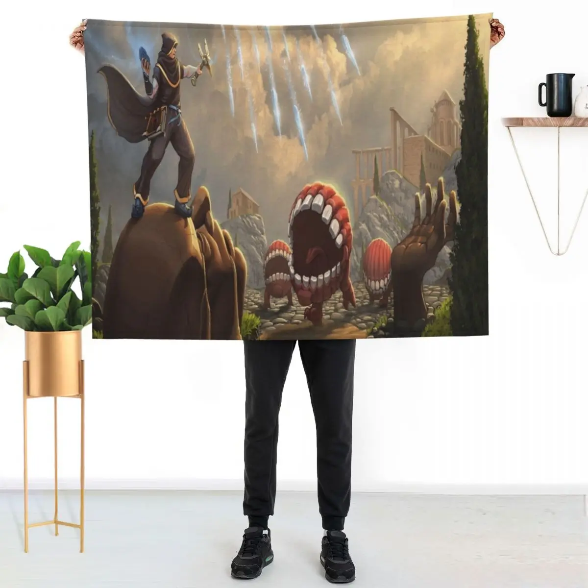 

Tibia game hunt in Roshamuul Throw Blanket Warm Napping Blanket for Office Couch Bed
