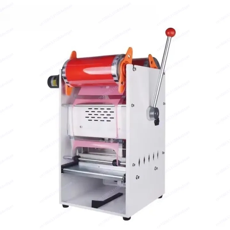 

Manual plastic tray sealing machine, fast food box instant noodle packaging equipment, easy operation design