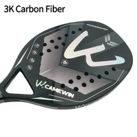 Camewin 3K Beach Tennis Racket Full Carbon Fiber Rough Surface Outdoor Sports Racket For Men Women Adult Tennis Racket The New 4