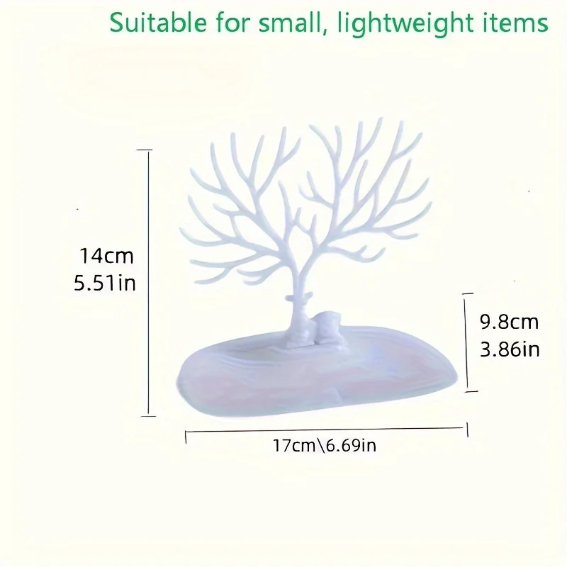 1 قطعة رف مجوهرات تزلف القرط رف قلادة رف سوار سوار مجوهرات رف شاشة ديكور المنزل هدية الكريسماس #5