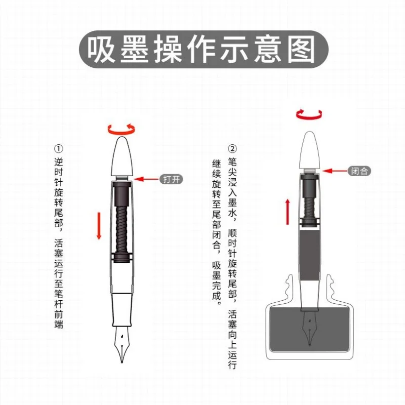 Majohn P141 مكبس نحاسي حامل كبير قلم حبر رقم 8 F بنك الاستثمار القومي حبر بصري نافذة تصميم مدرسة مكتب الكتابة أقلام الهدايا PK MB 149 #6