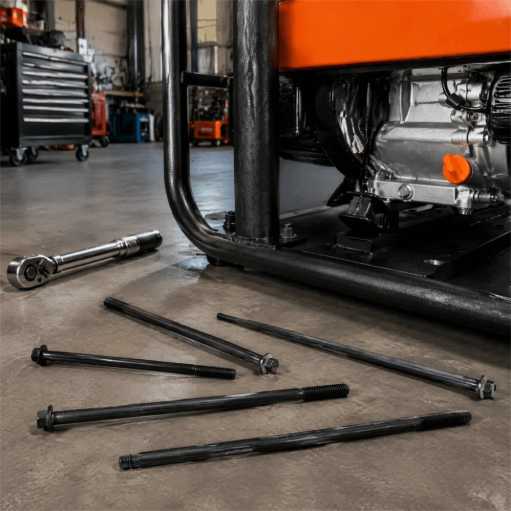 Black Oxide Finish Hex Flange Bolt Allen Hex Drive Durable Head Cap Screws High Strength Front Control A-Arm Bolt