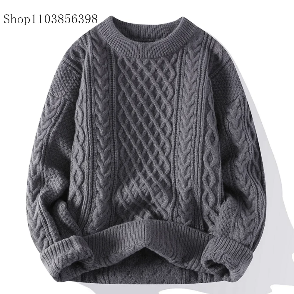 Brand Christmas Sweaters Men Crewneck Sweater Men Pullover Jumpers Fashion Clothing Autumn Winter Tops Male Knitted Sweatshirts