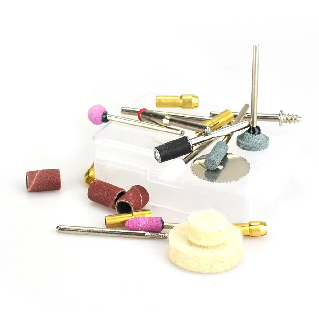 HW 10W Hobby Craft Mini trapano smerigliatrice set di utensili rotanti modellatura lucidatura perforazione