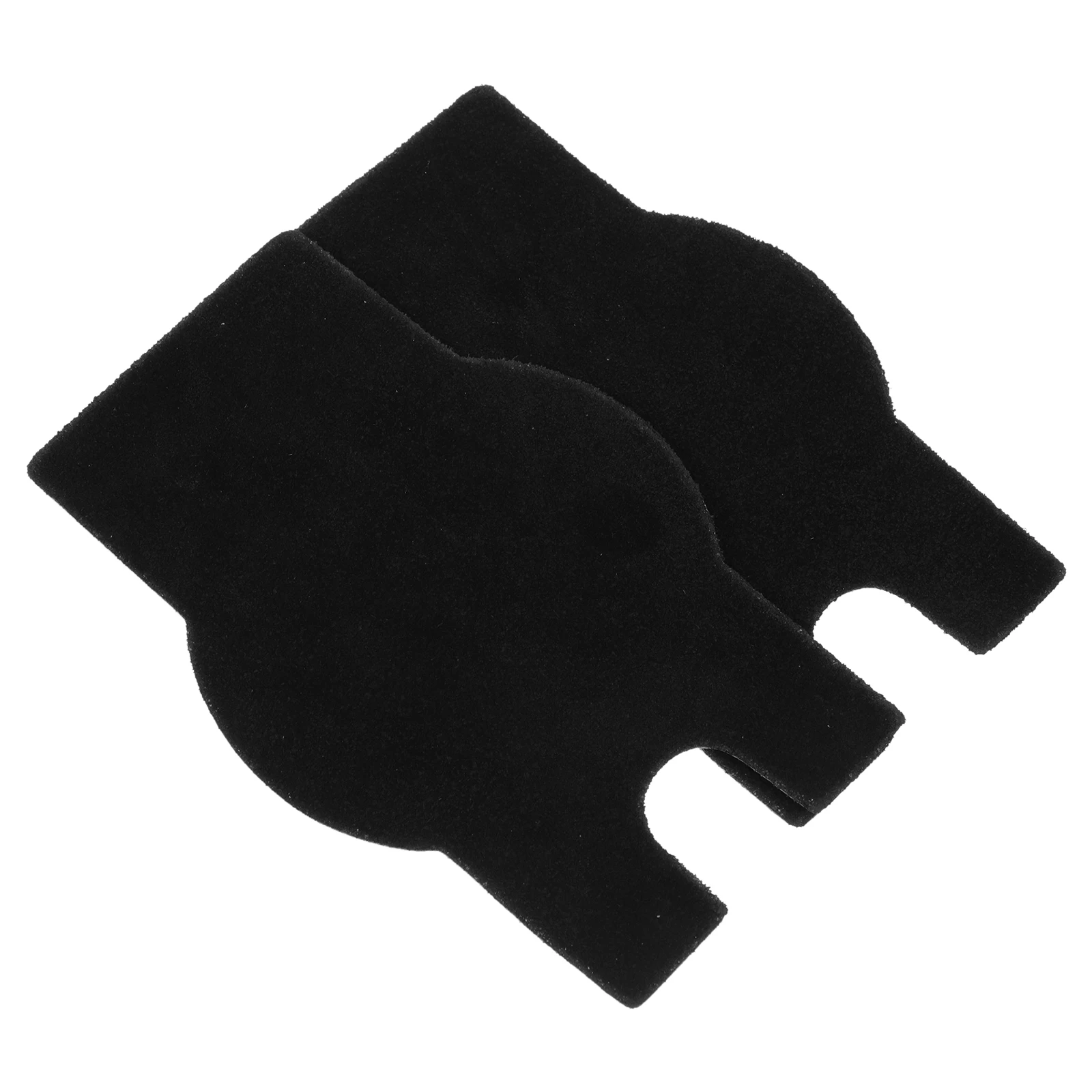 

2 pcs Cowhide Anti-slip Pad for Erhu Pipa Nonslip Instrument Bottom Support Accessories Wear-resistant Comfortable Supply
