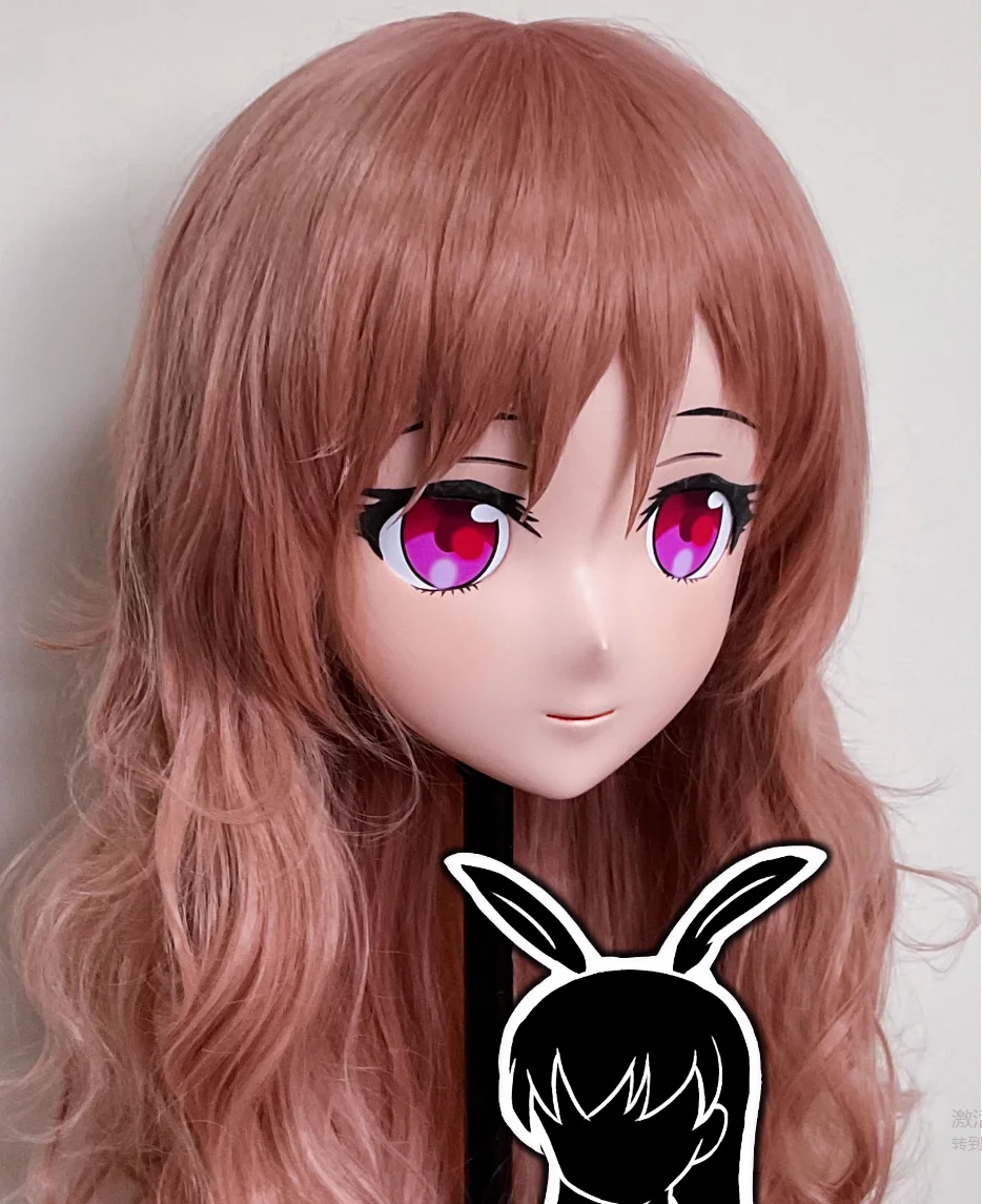 

(RB24015)Customize Full Head Quality Handmade Female/Girl Resin Japanese Anime Cartoon Character Kig Cosplay Kigurumi Mask