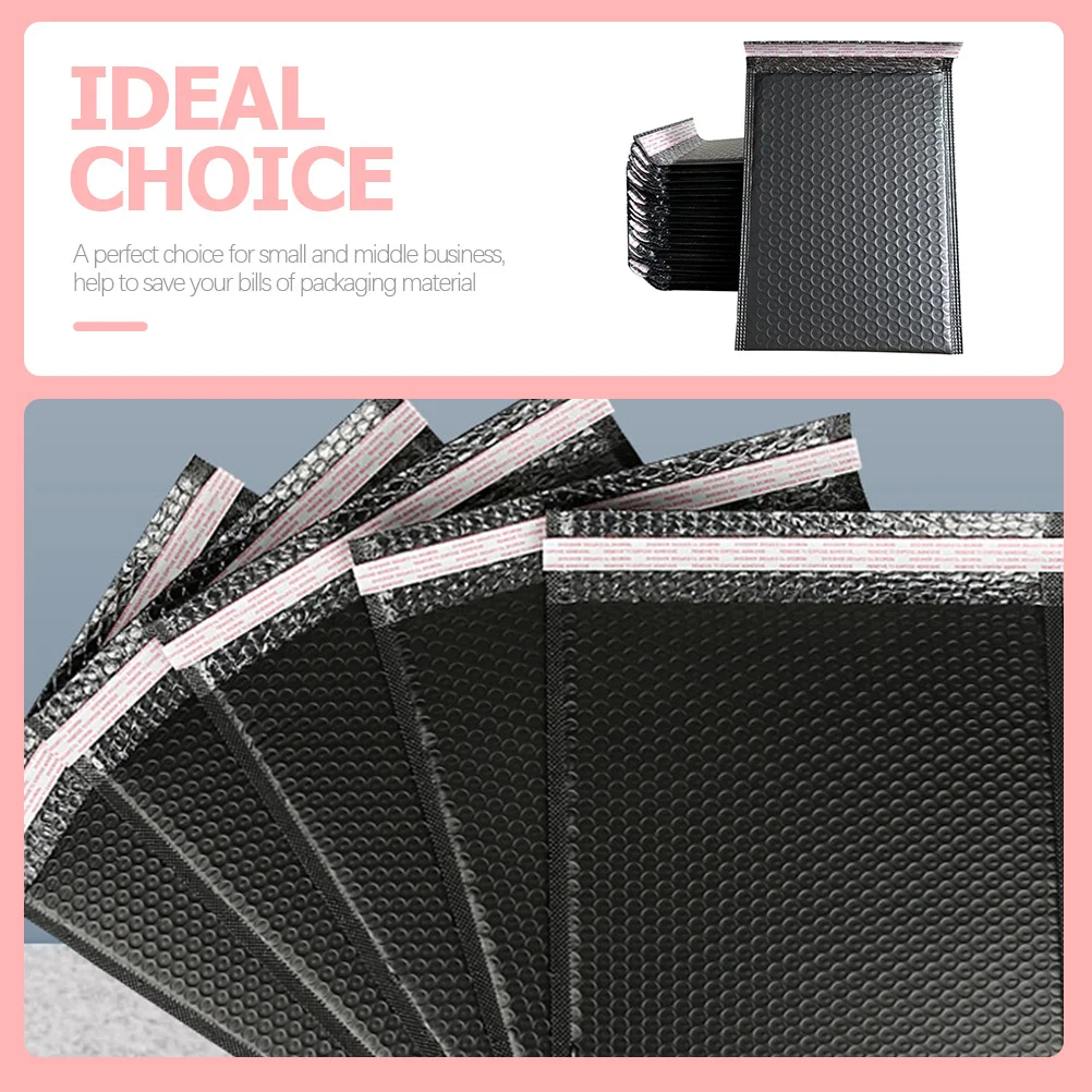 20 قطعة فقاعة البريدية مغلفات الشحن الذاتي ختم مبطن أكياس التعبئة والتغليف الواقية للمجوهرات مستحضرات التجميل الملابس الإلكترونيات