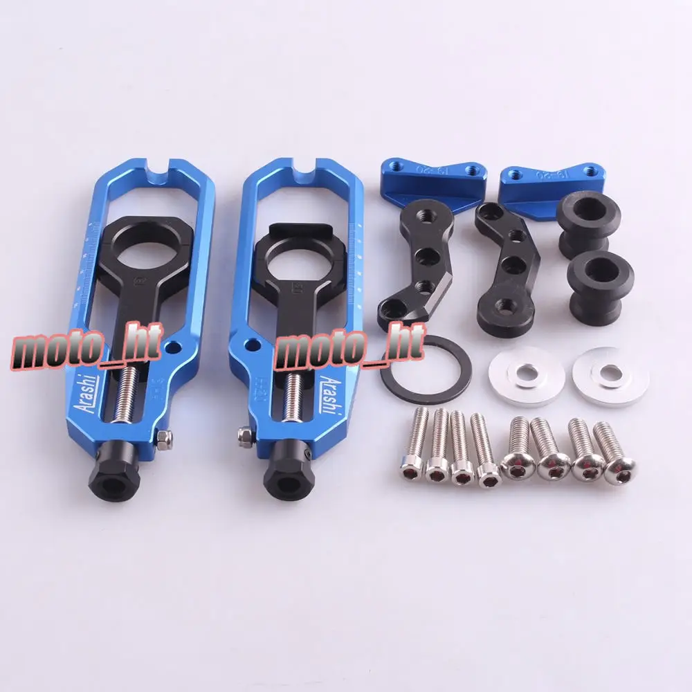 Motorcycle Chain Adjusters with Spool Tensioners Catena For Suzuki GSXR 1000 GSXR1000 K9 2009 2010 2011 2012 2013 CNC Aluminum