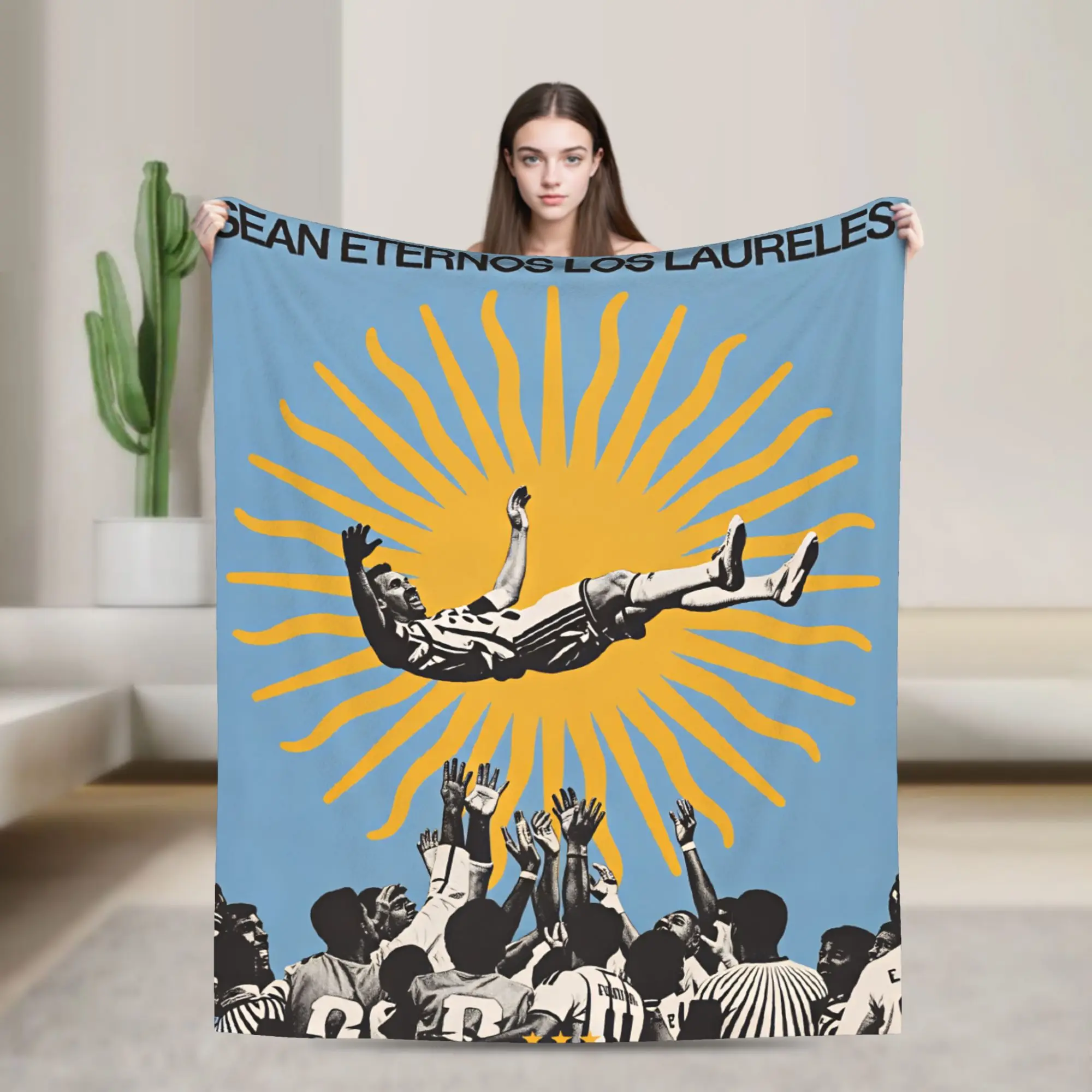 Las Malvinas Son Argentinas Blanket Quality Super Soft  Throw Blanket Spring Camping Living Room Graphic Bedspread