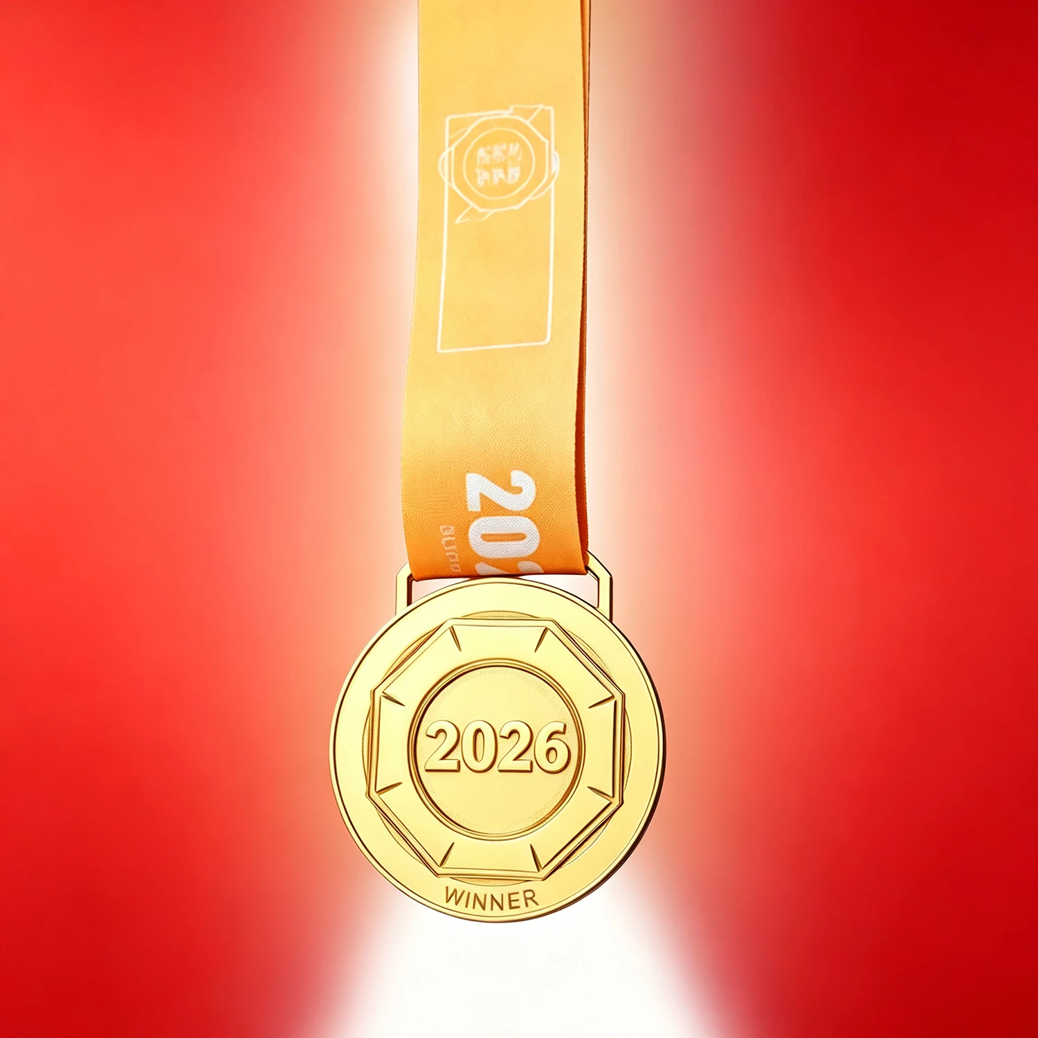 2026 Community Shield Style Champions Medal for Gooners with Ribbon Football Souvenirs Fan Collectible